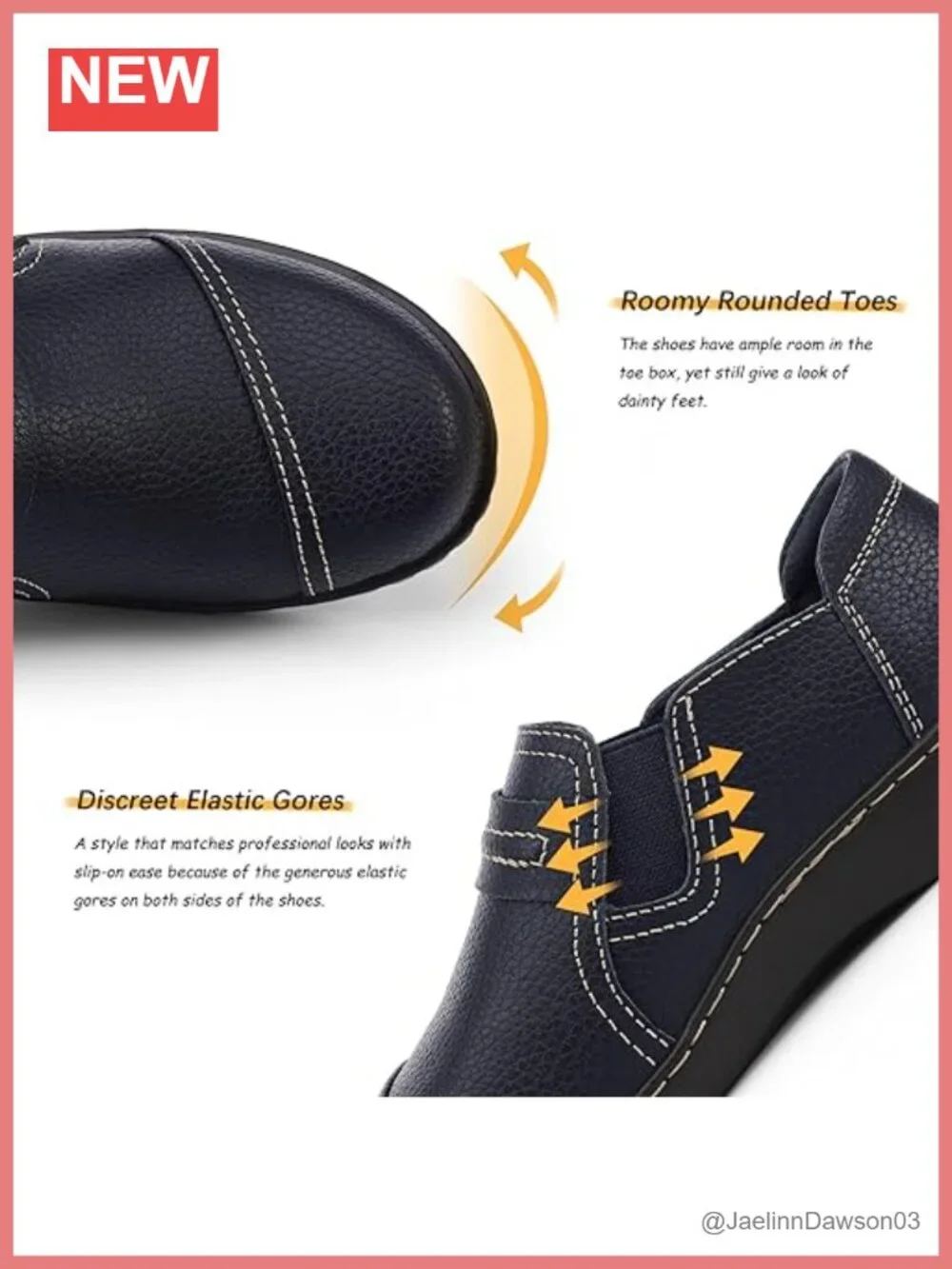 Women's Classic Comfort Leather Loafers Slip-Ons Casual Dress Shoes Lightweight
